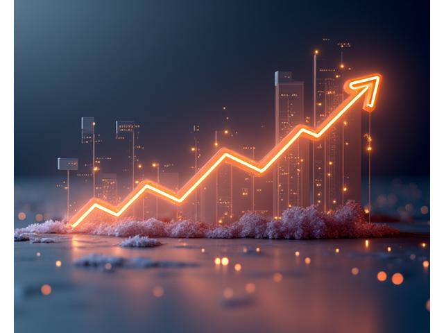 A sophisticated infographic showing growth trends in premium smartphone sales, with elegant charts and minimalist design.