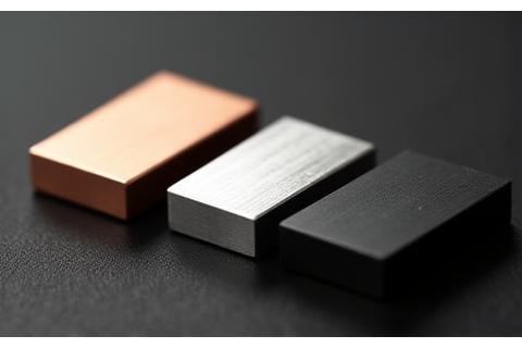 Close-up of finely brushed and polished precious metals like gold and platinum, featuring subtle textures.