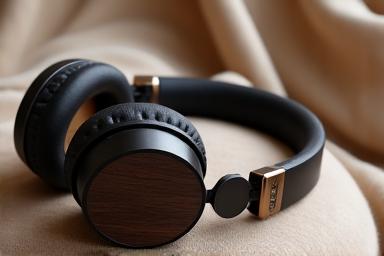 Elegant noise-cancelling headphones from renewable materials