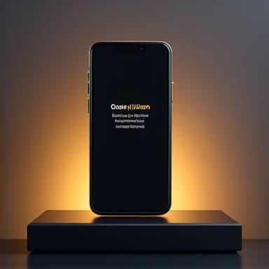 A clean, minimalist smartphone screen displaying an order confirmation, with a subtle golden glow, representing assurance.